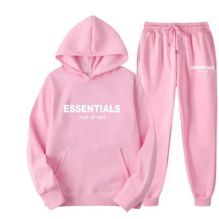Fear of God Essentials Pink Hoodie || Limited in Stock