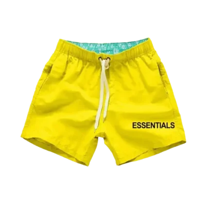 Fear Of God Essentials Yellow Shorts