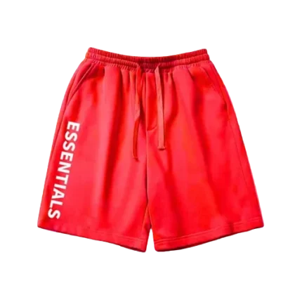 Fear Of God Essentials Red Shorts