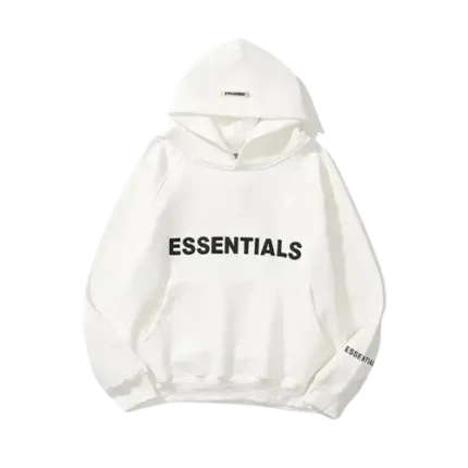 Best Essentials White Hoodie