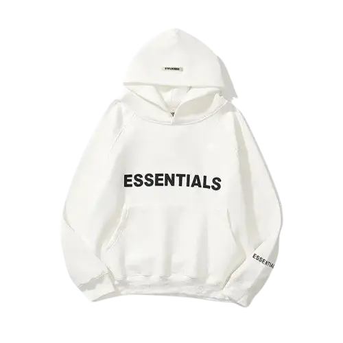 Best Essentials White Hoodie
